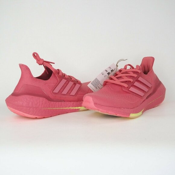 Adidas Ultraboost 21 Womens Shoes Hazy Rose Pink Workout Running - Picture 7 of 12
